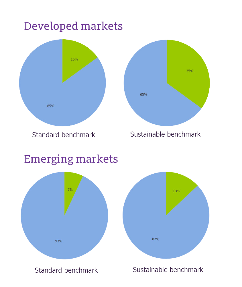 Developed and emerging markets